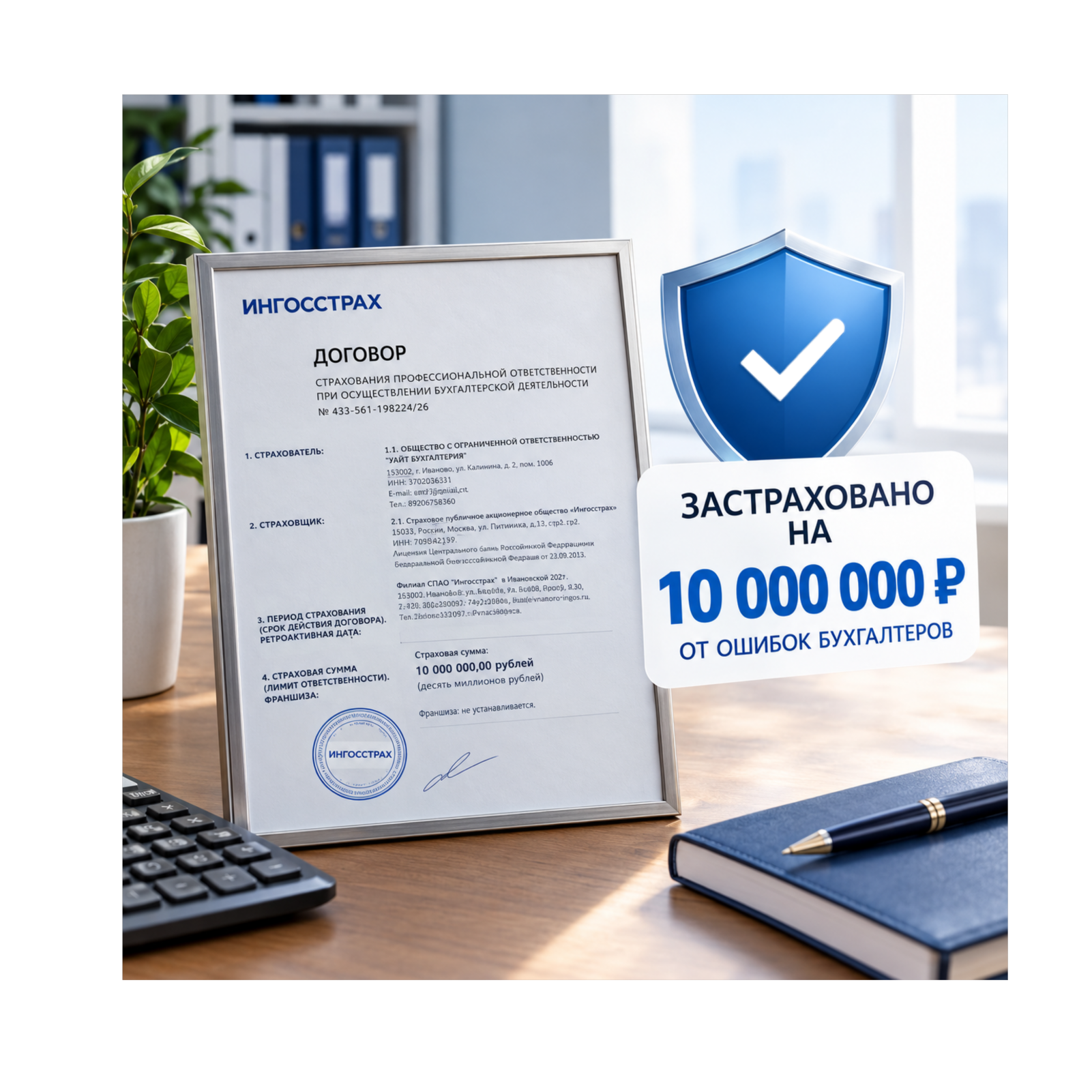 Гарантия бухгалтерской фирмы как защита от штрафов